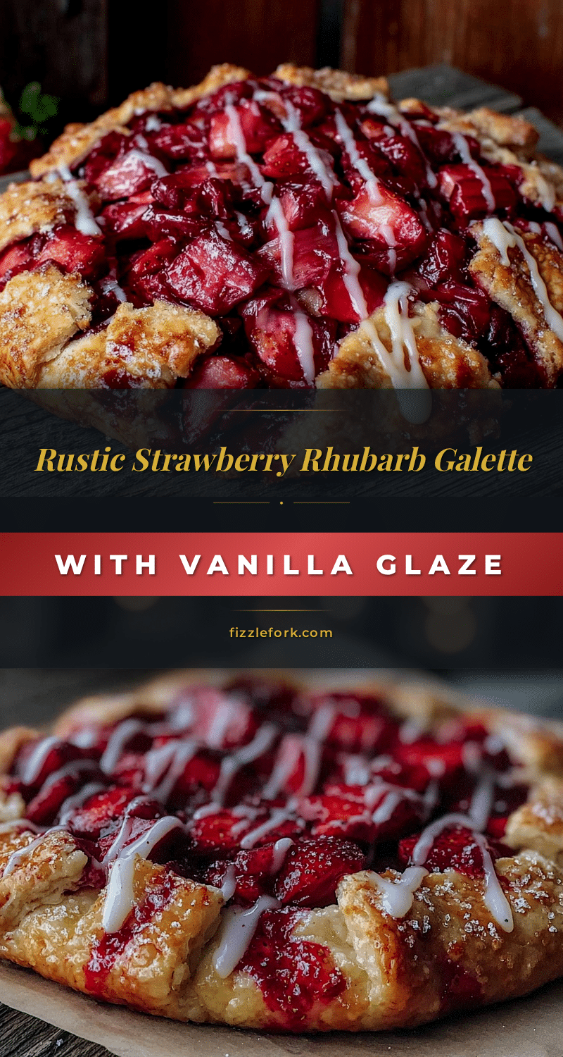 strawberry rhubarb galette recipe