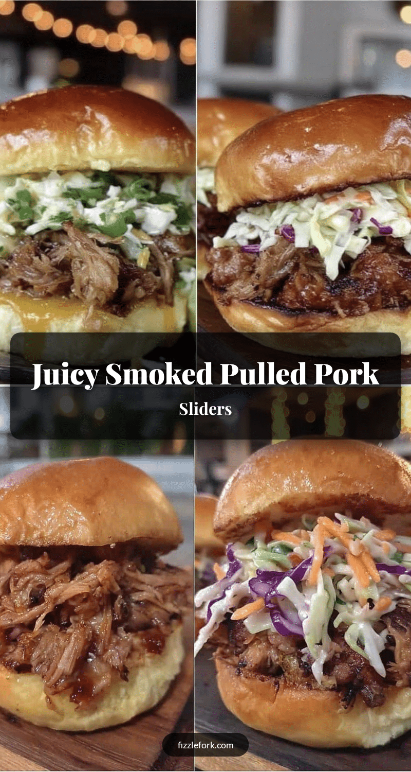 tender smoked pulled pork sliders recipe