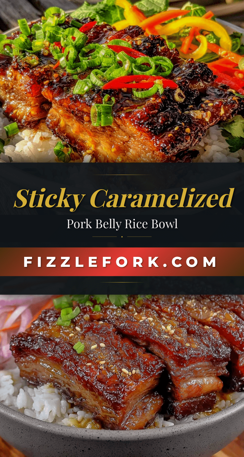 Vietnamese caramelized pork belly rice bowl recipe