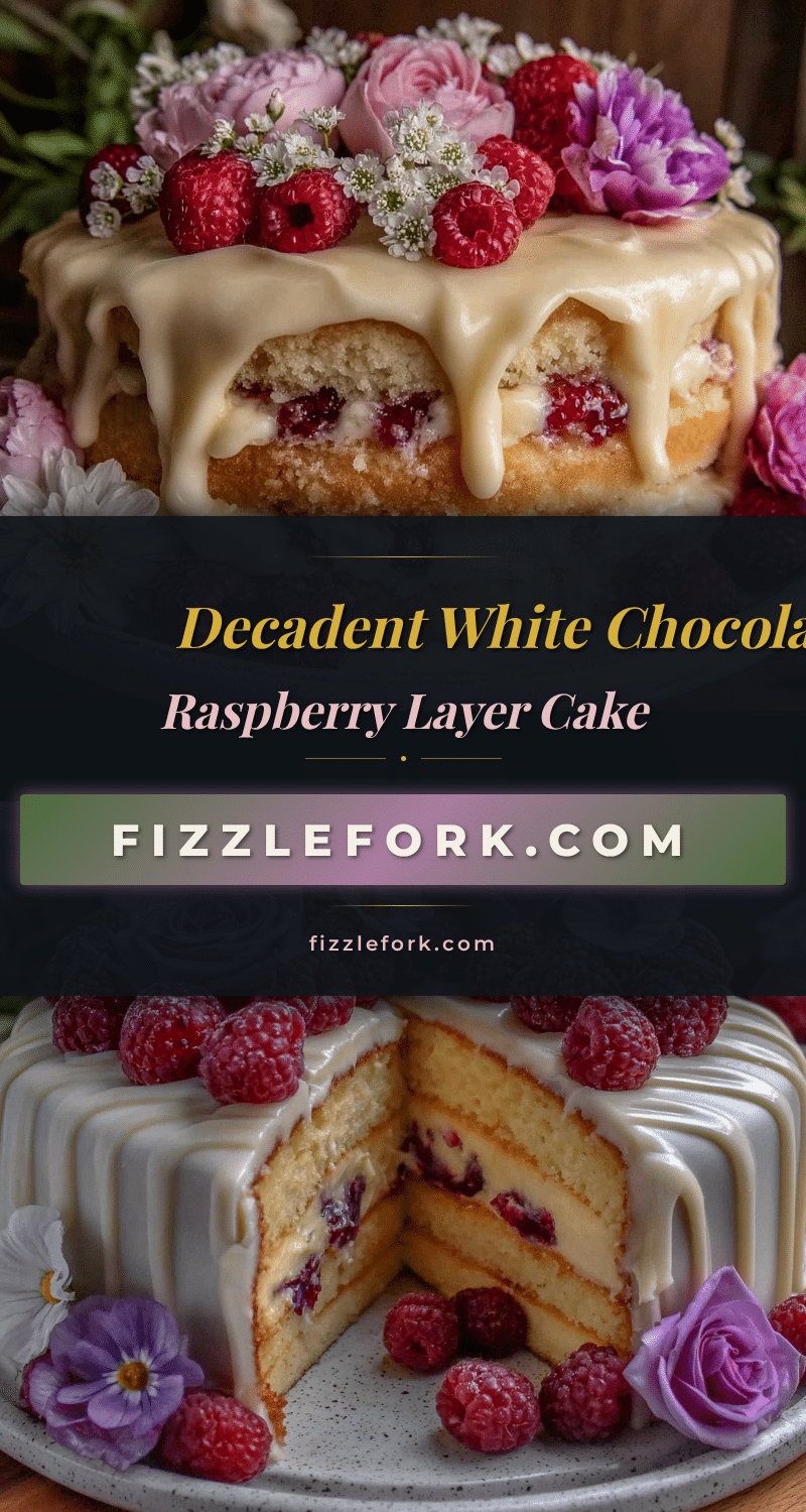 white chocolate raspberry layer cake recipe
