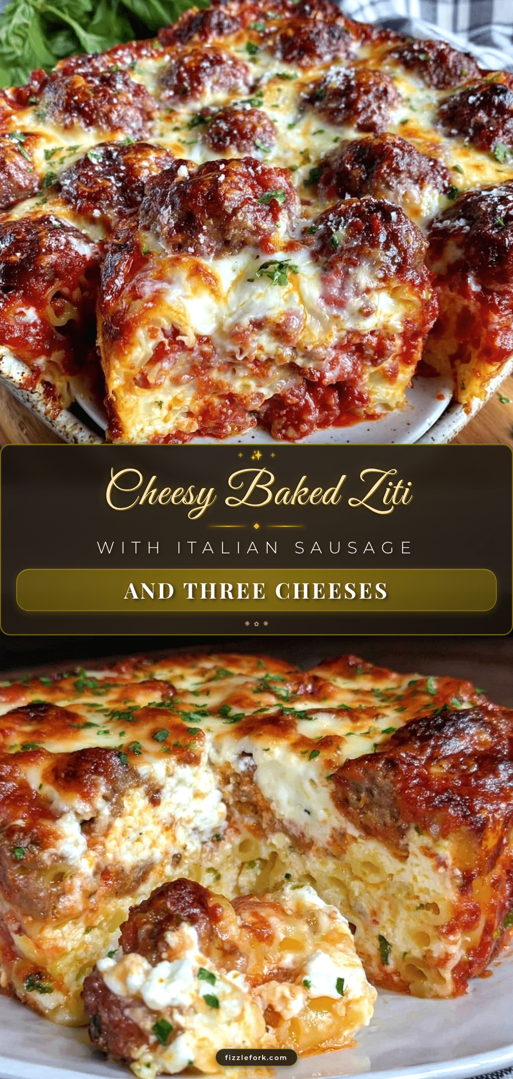 baked ziti with italian sausage recipe