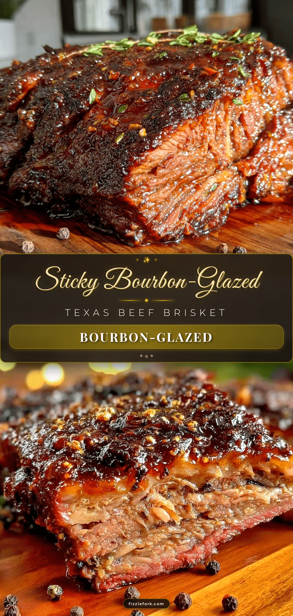 bourbon-glazed beef brisket recipe