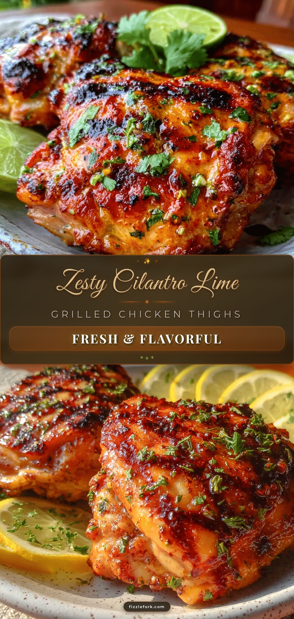 cilantro lime grilled chicken thighs recipe