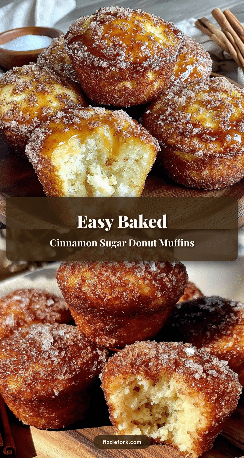 cinnamon sugar donut muffins recipe