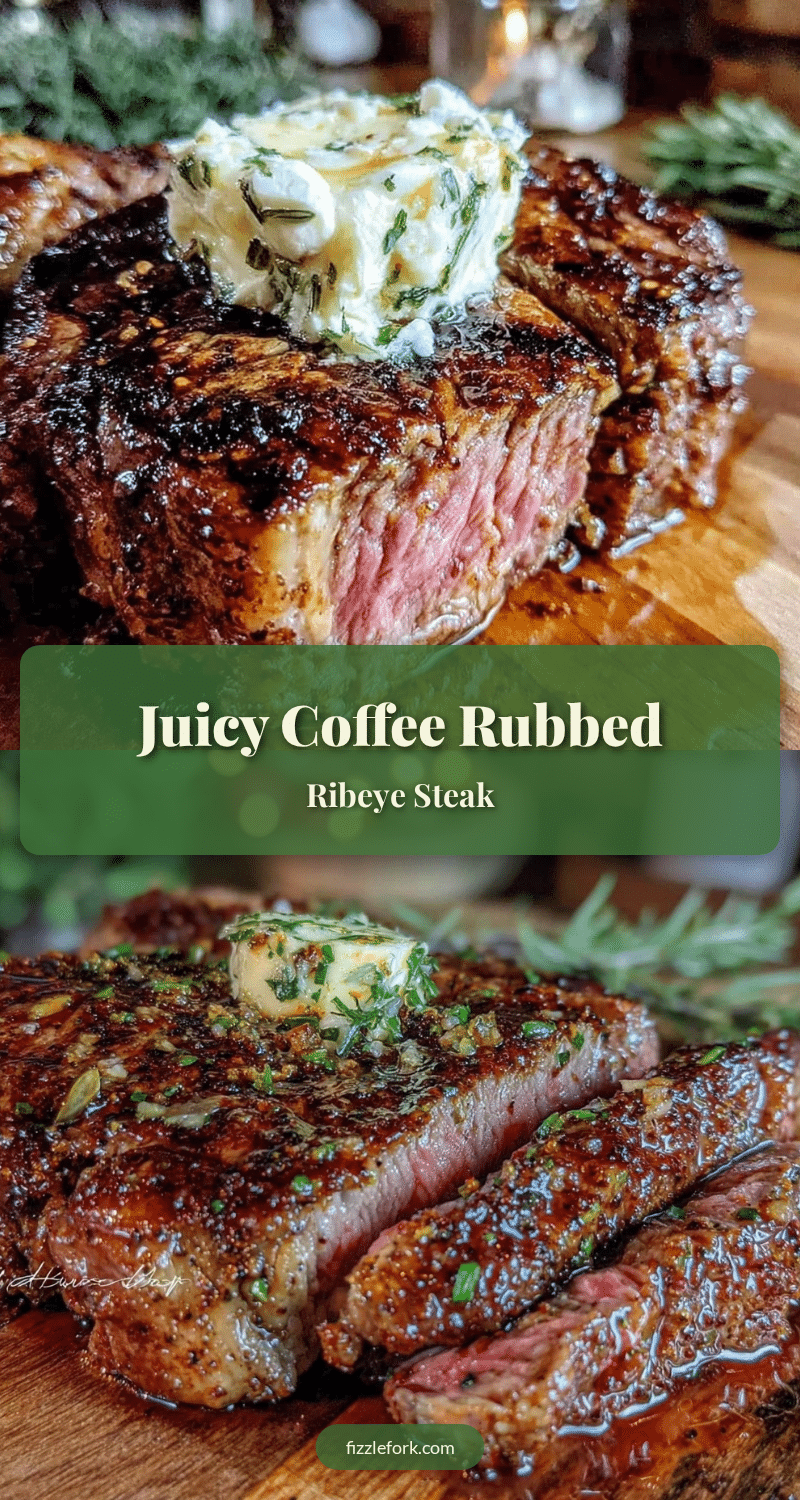 coffee rubbed ribeye steak recipe