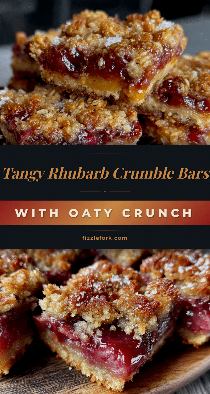 cozy rhubarb crumble bars recipe