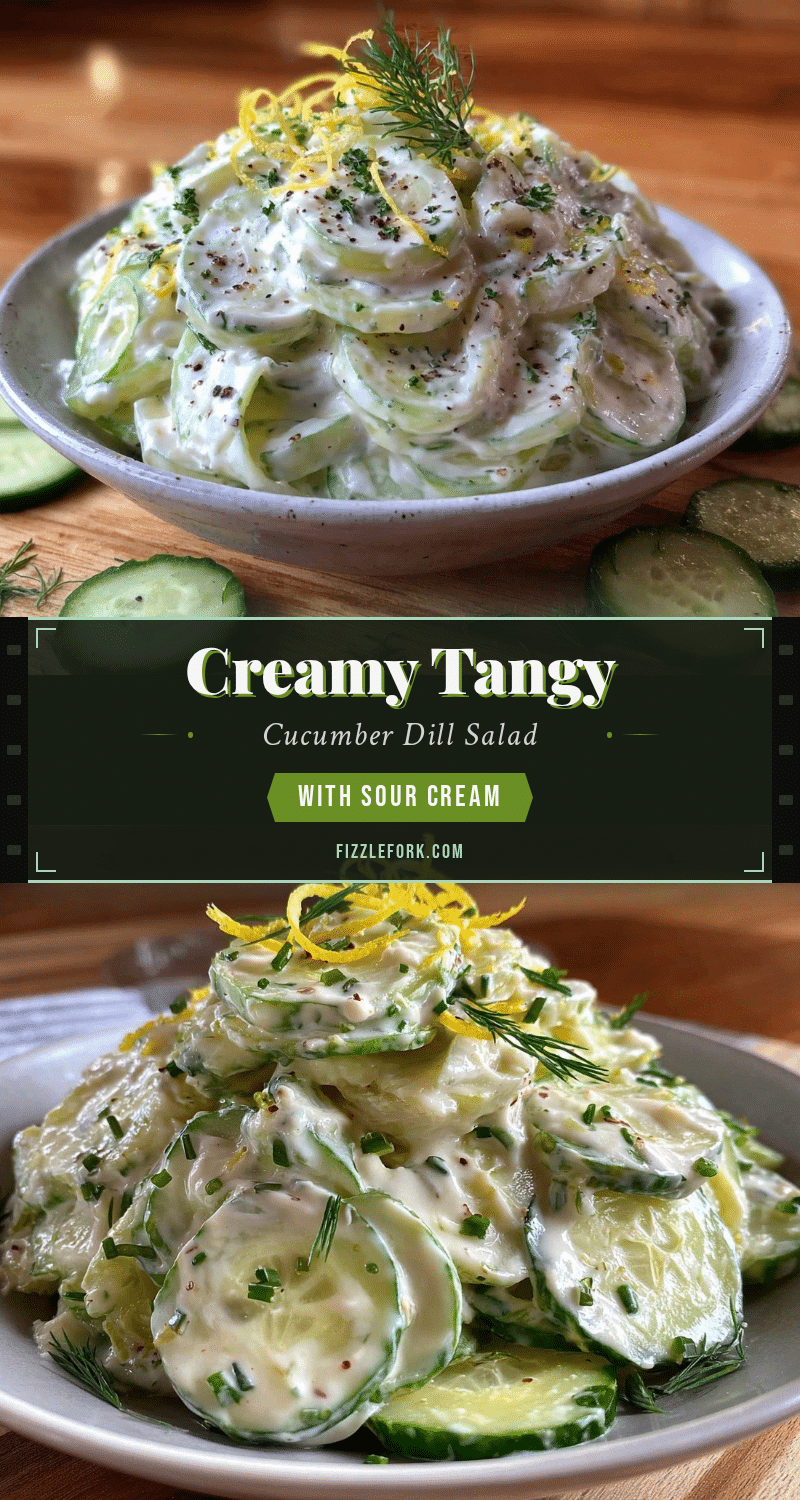 creamy cucumber dill salad recipe