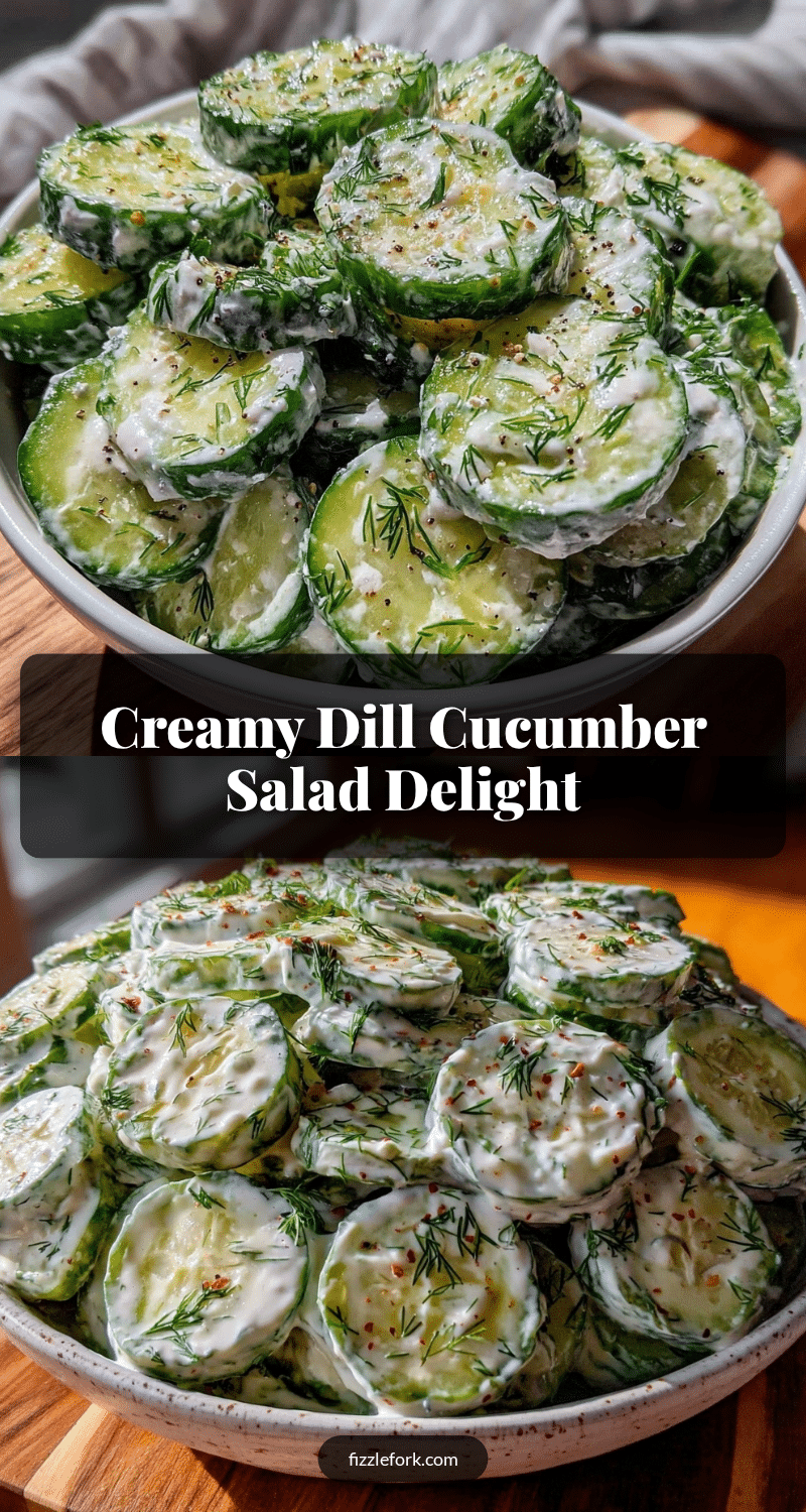 creamy cucumber salad recipe