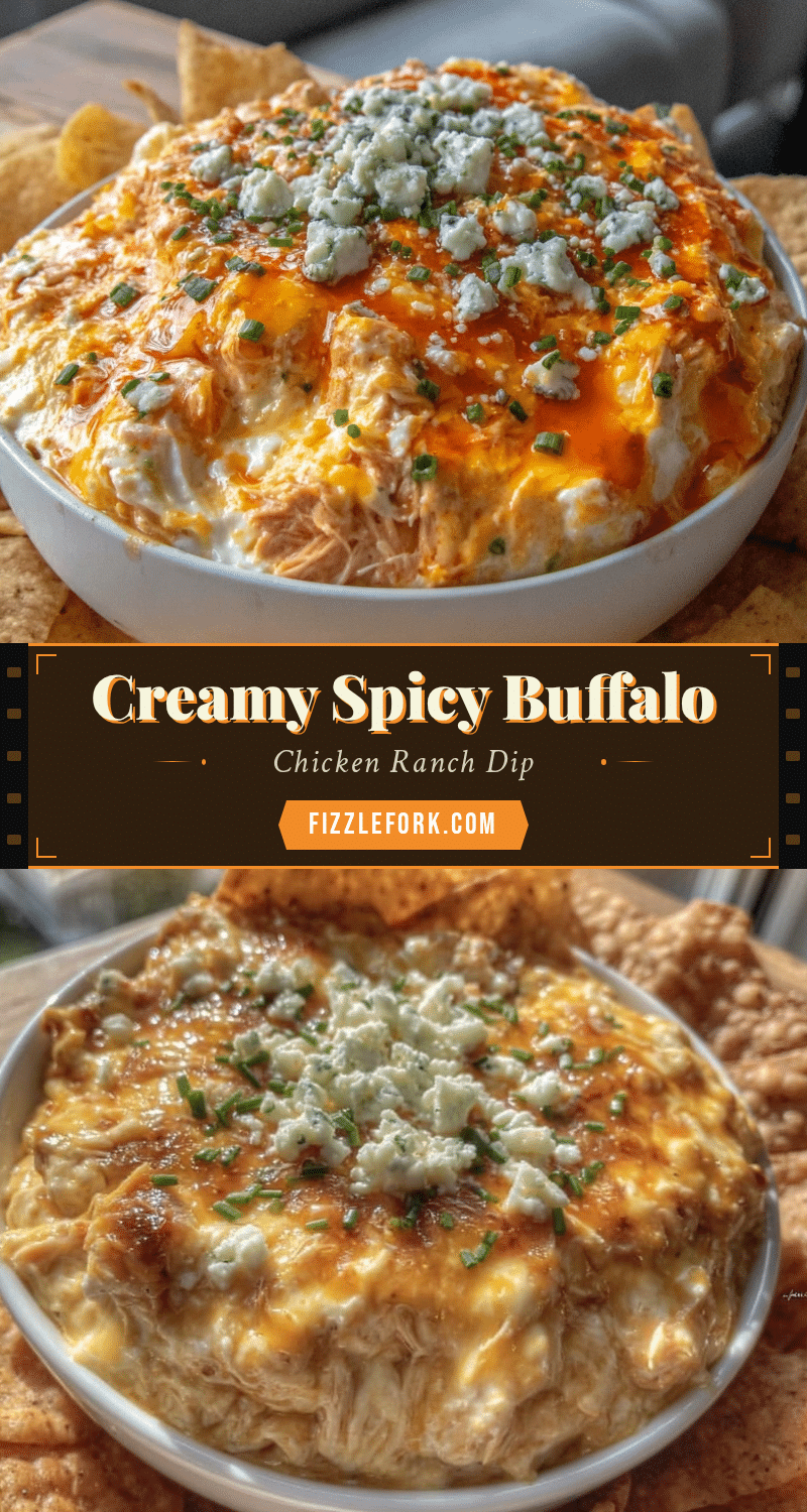 creamy savory buffalo chicken dip recipe