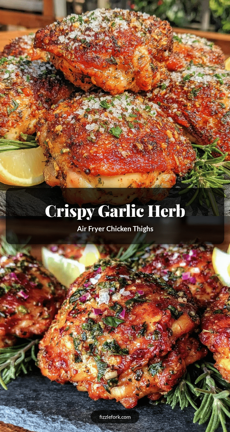 crispy air fryer chicken thighs recipe