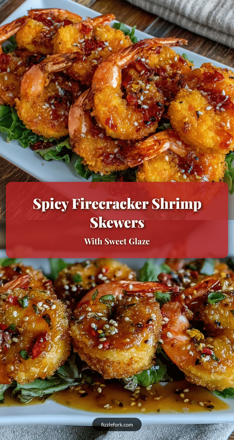 crispy firecracker shrimp skewers recipe