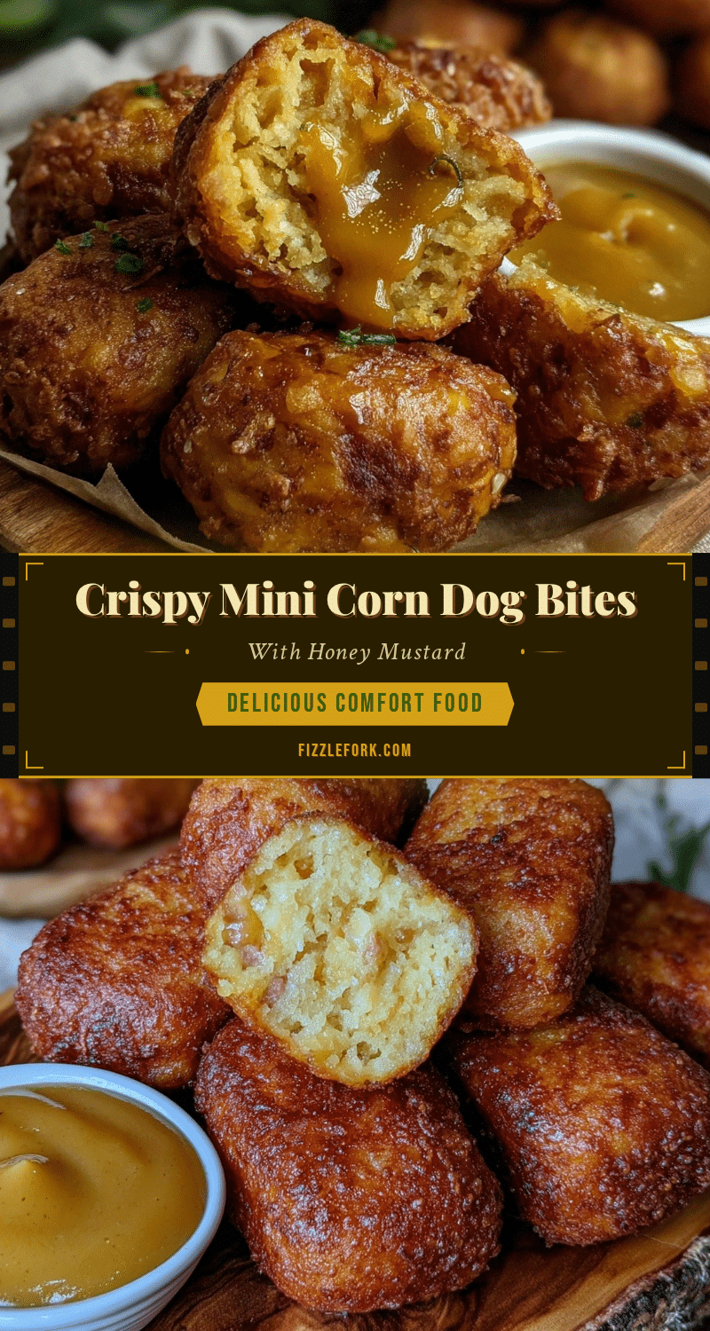 crispy mini corn dog bites recipe