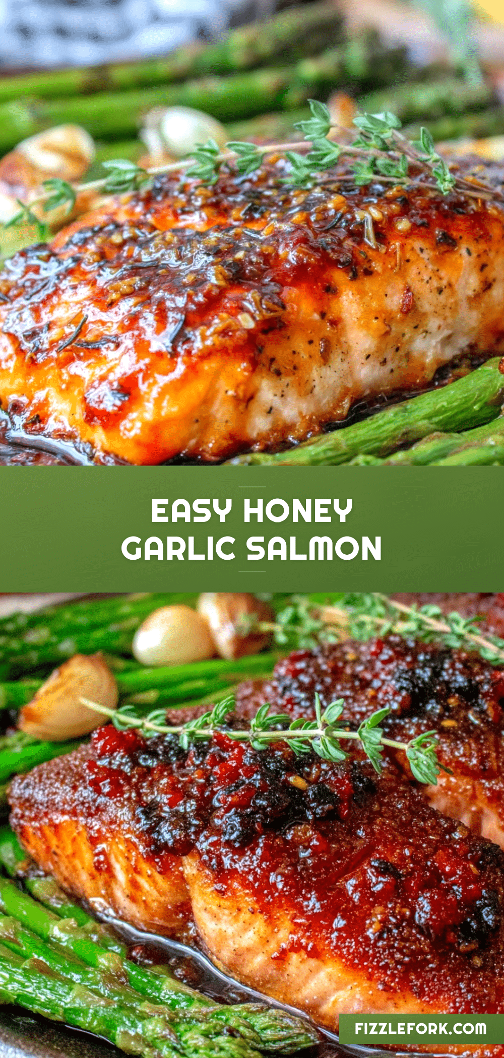 easy sheet pan honey garlic salmon recipe