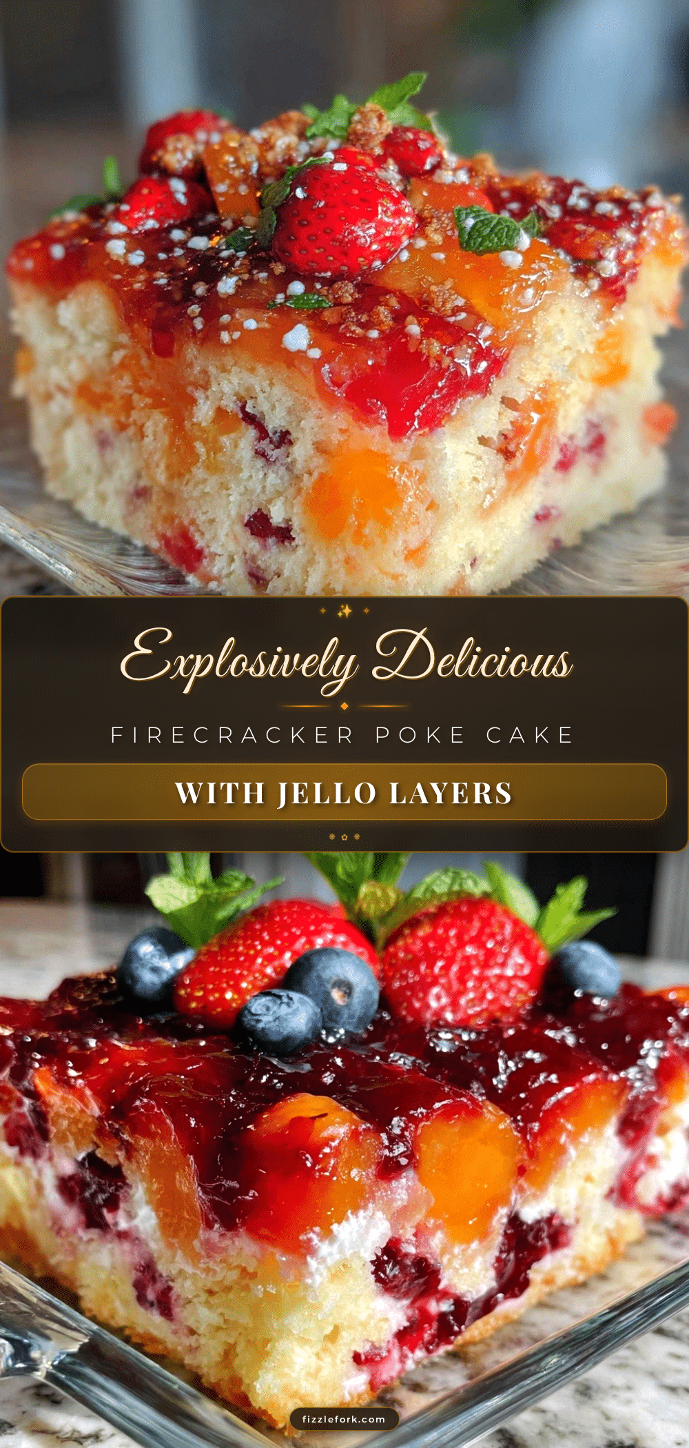 firecracker poke cake recipe