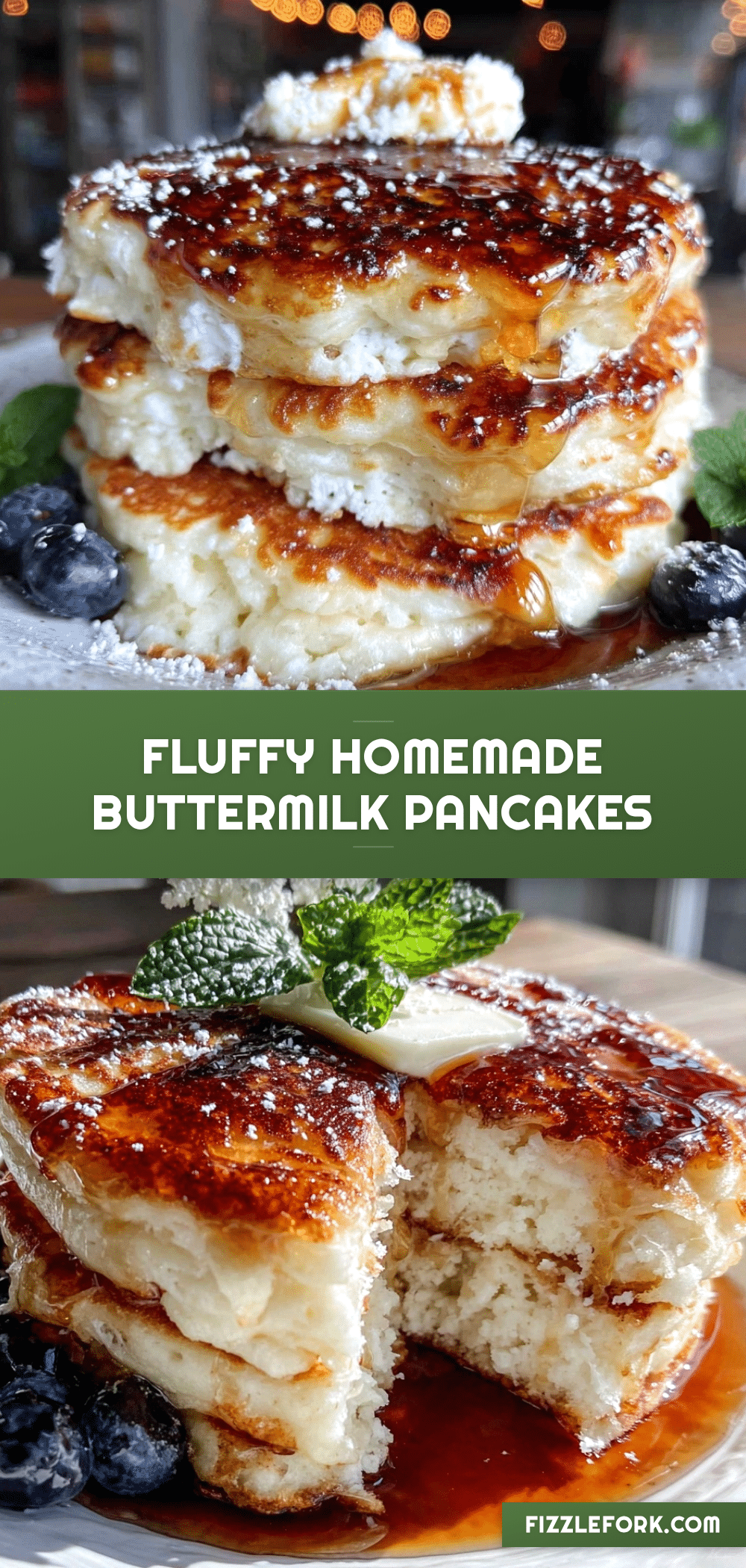 fluffy buttermilk pancakes recipe