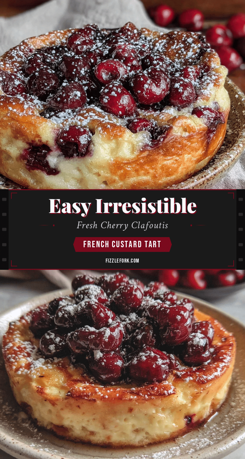 fresh cherry clafoutis recipe