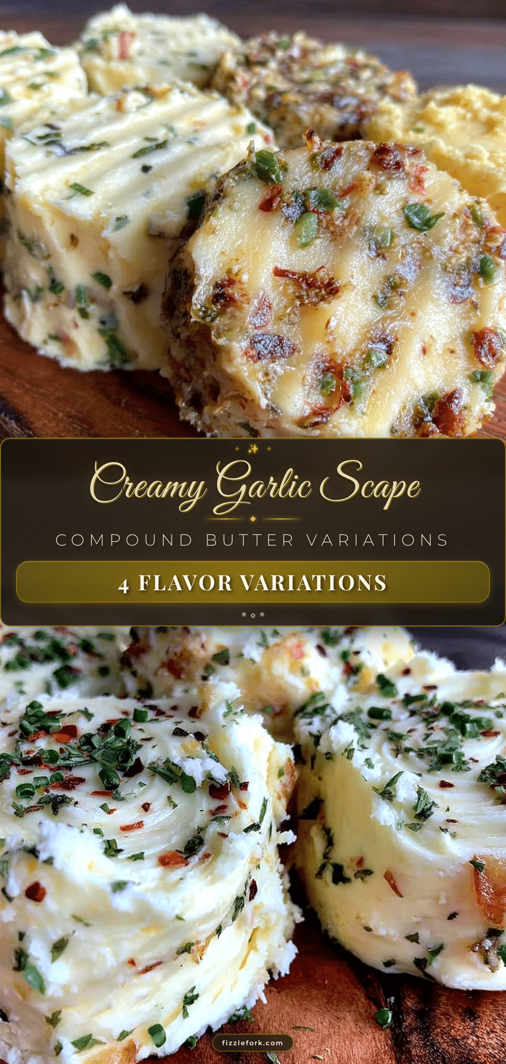 garlic scape compound butter recipe