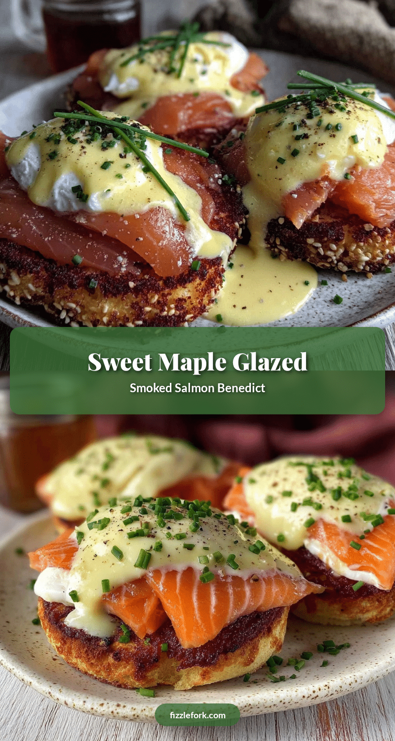 maple glazed smoked salmon benedict recipe