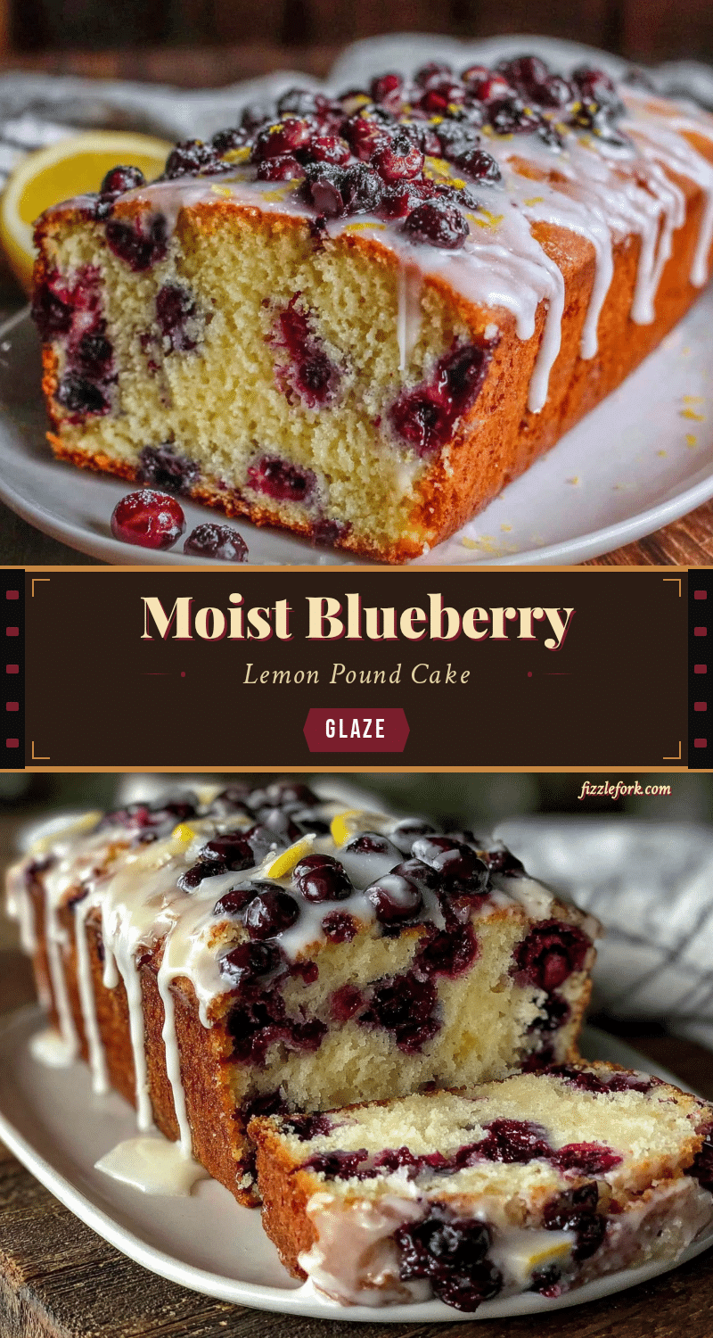 moist blueberry lemon pound cake recipe