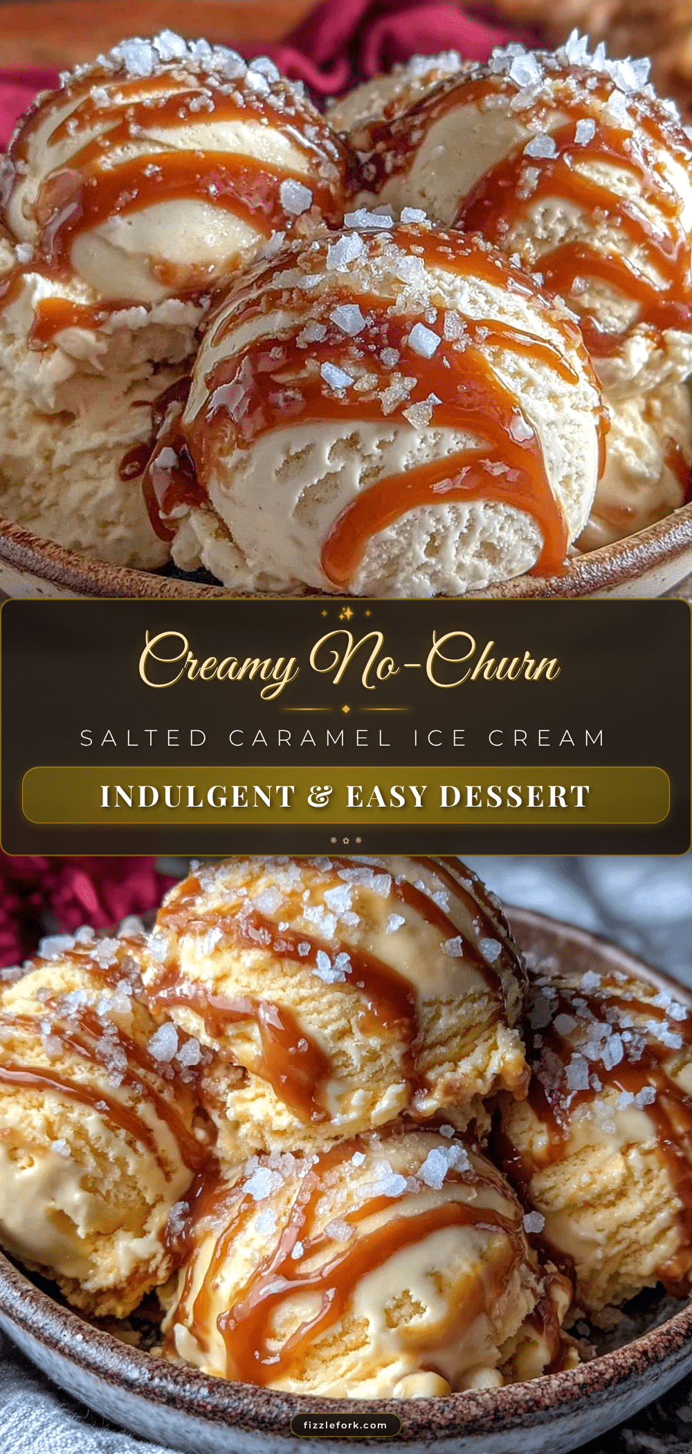 no-churn salted caramel ice cream recipe