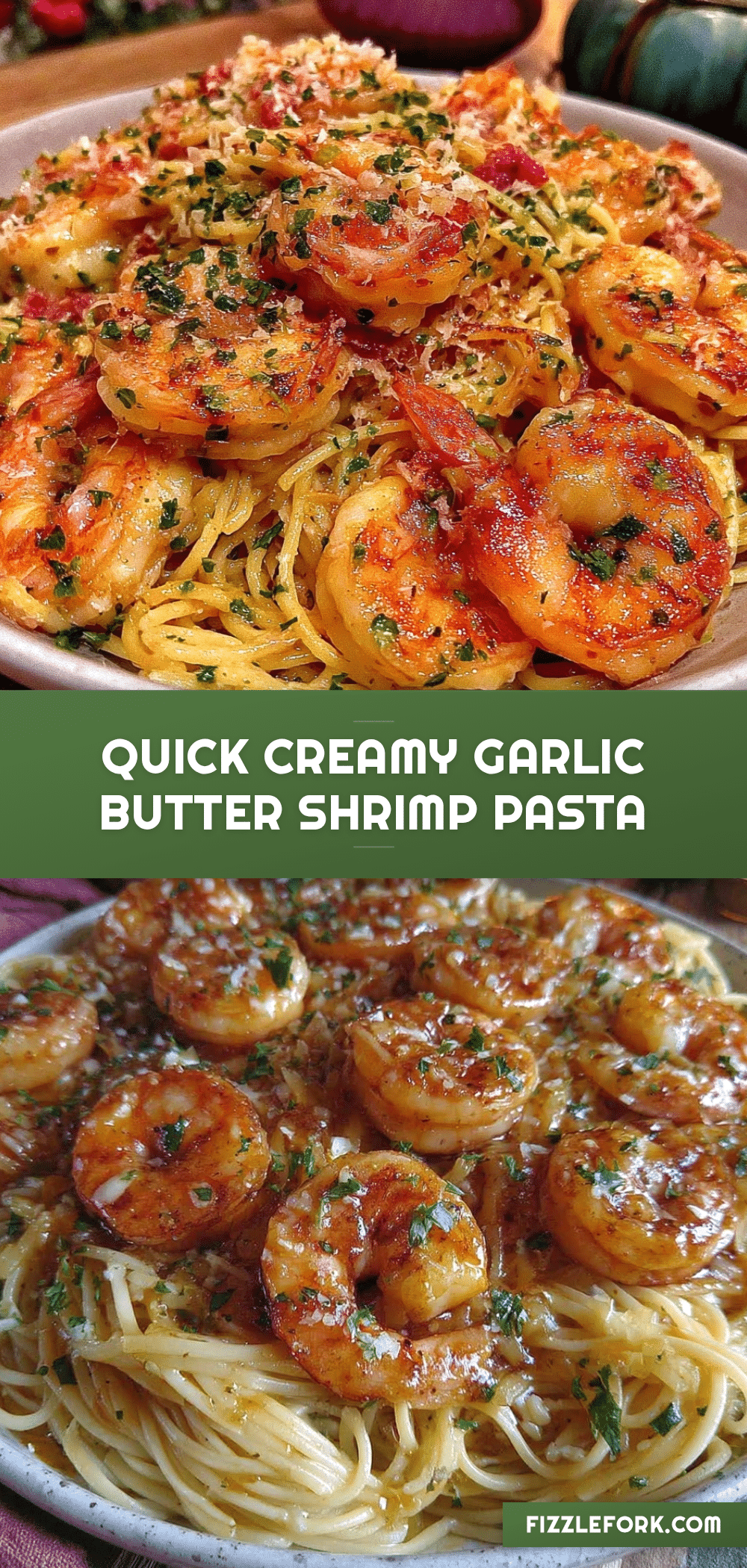 quick garlic butter shrimp pasta recipe