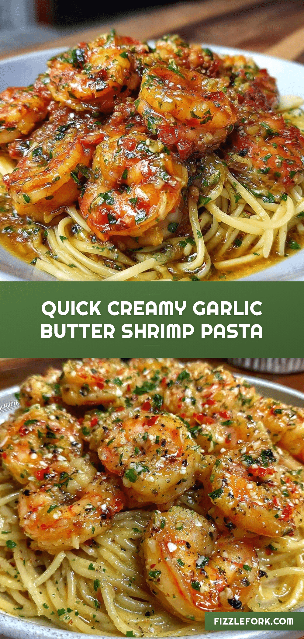 quick garlic butter shrimp pasta recipe