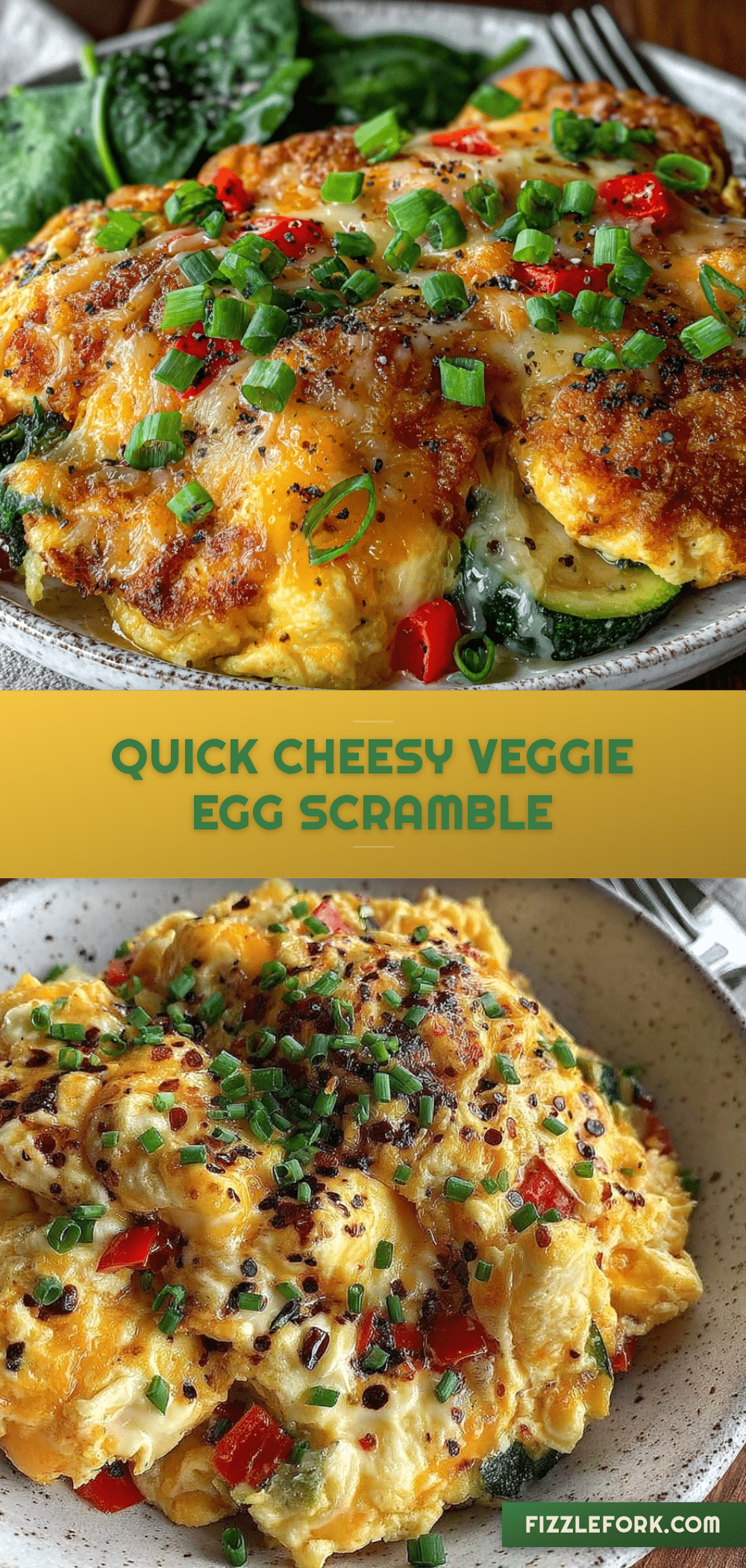 quick veggie egg scramble recipe