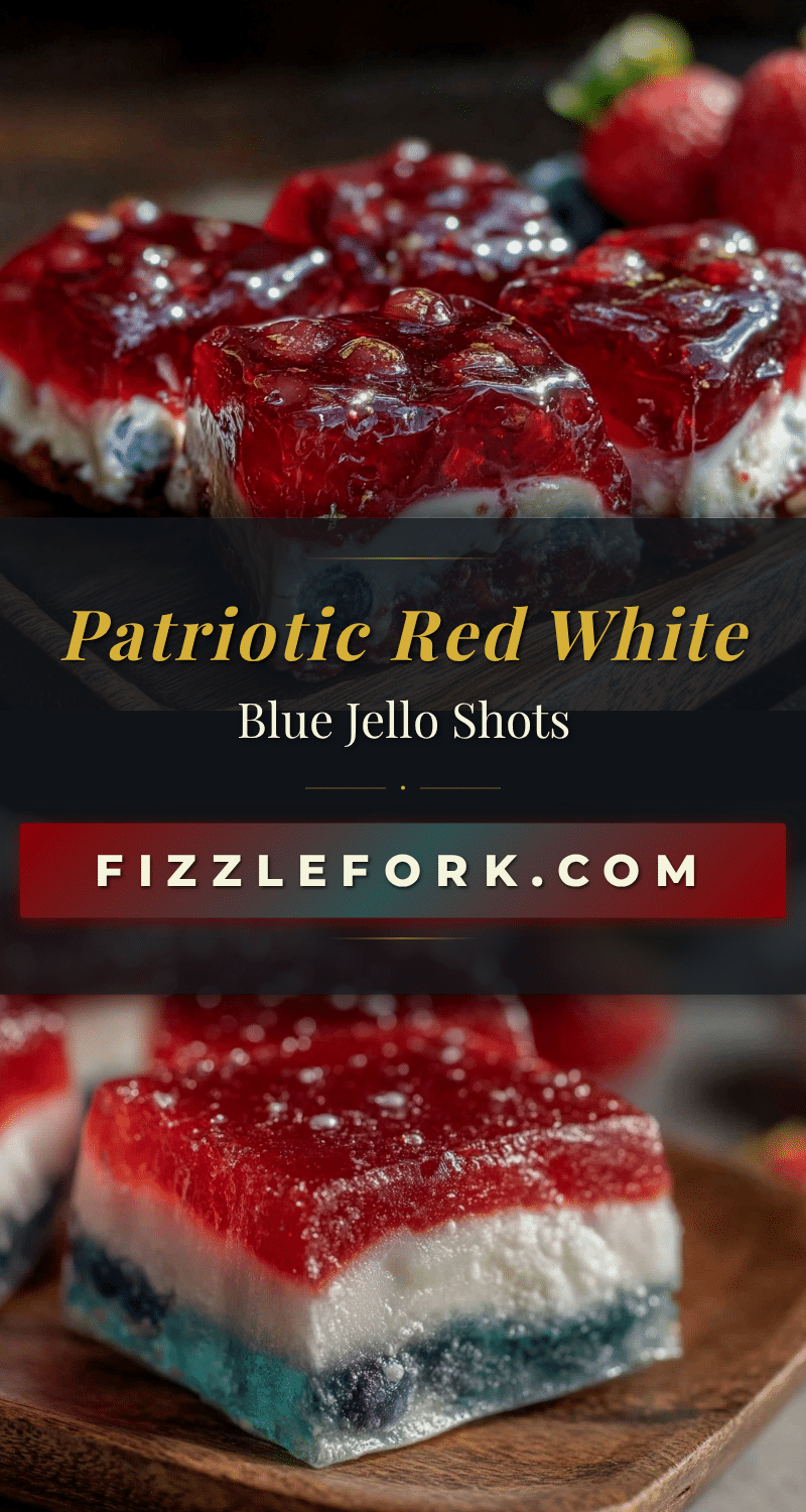 red white and blue jello shots recipe