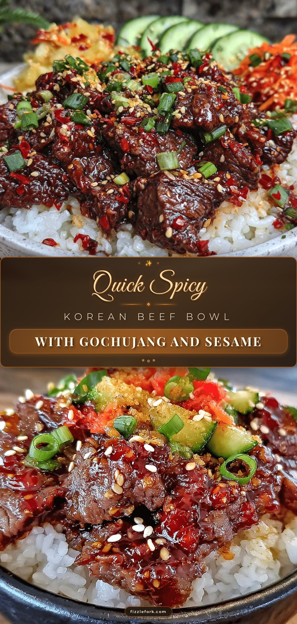 spicy korean beef bowl recipe