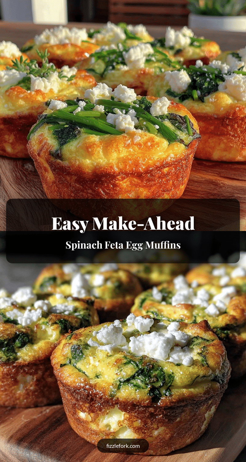 spinach and feta egg muffins recipe
