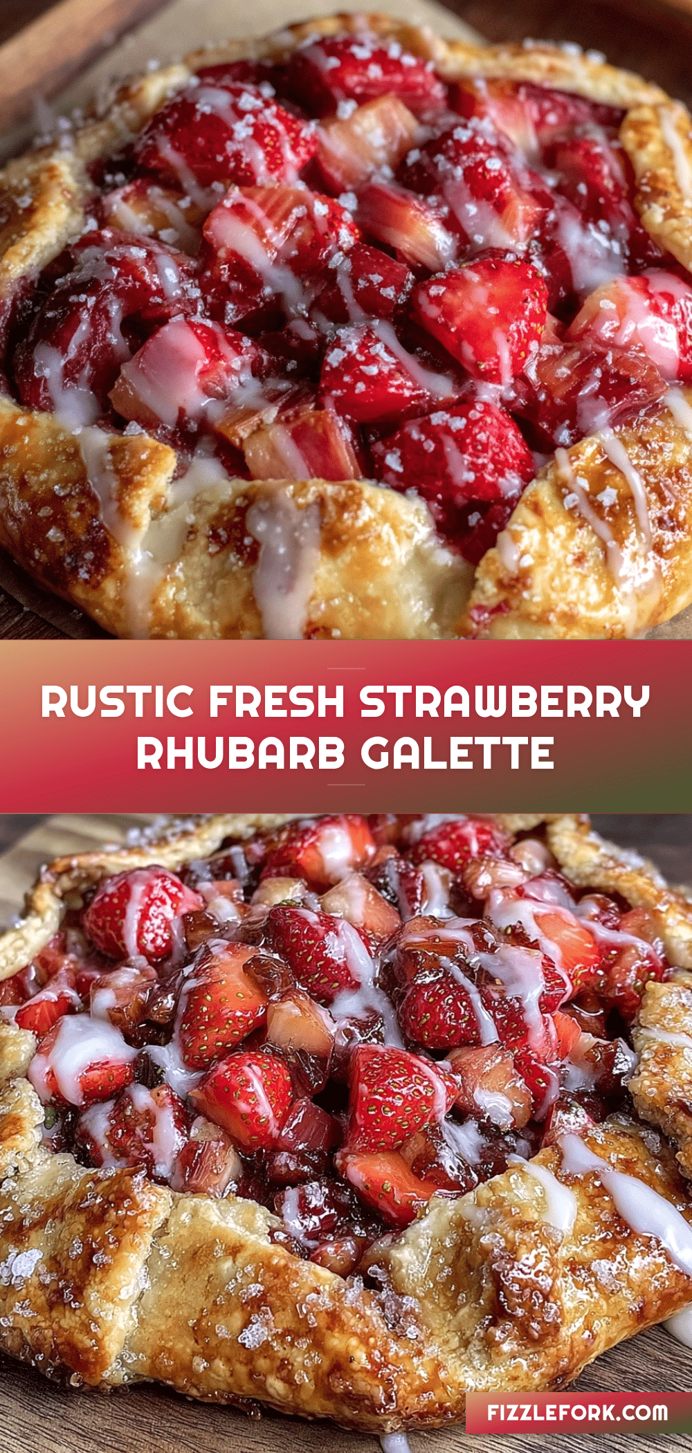 strawberry rhubarb galette recipe