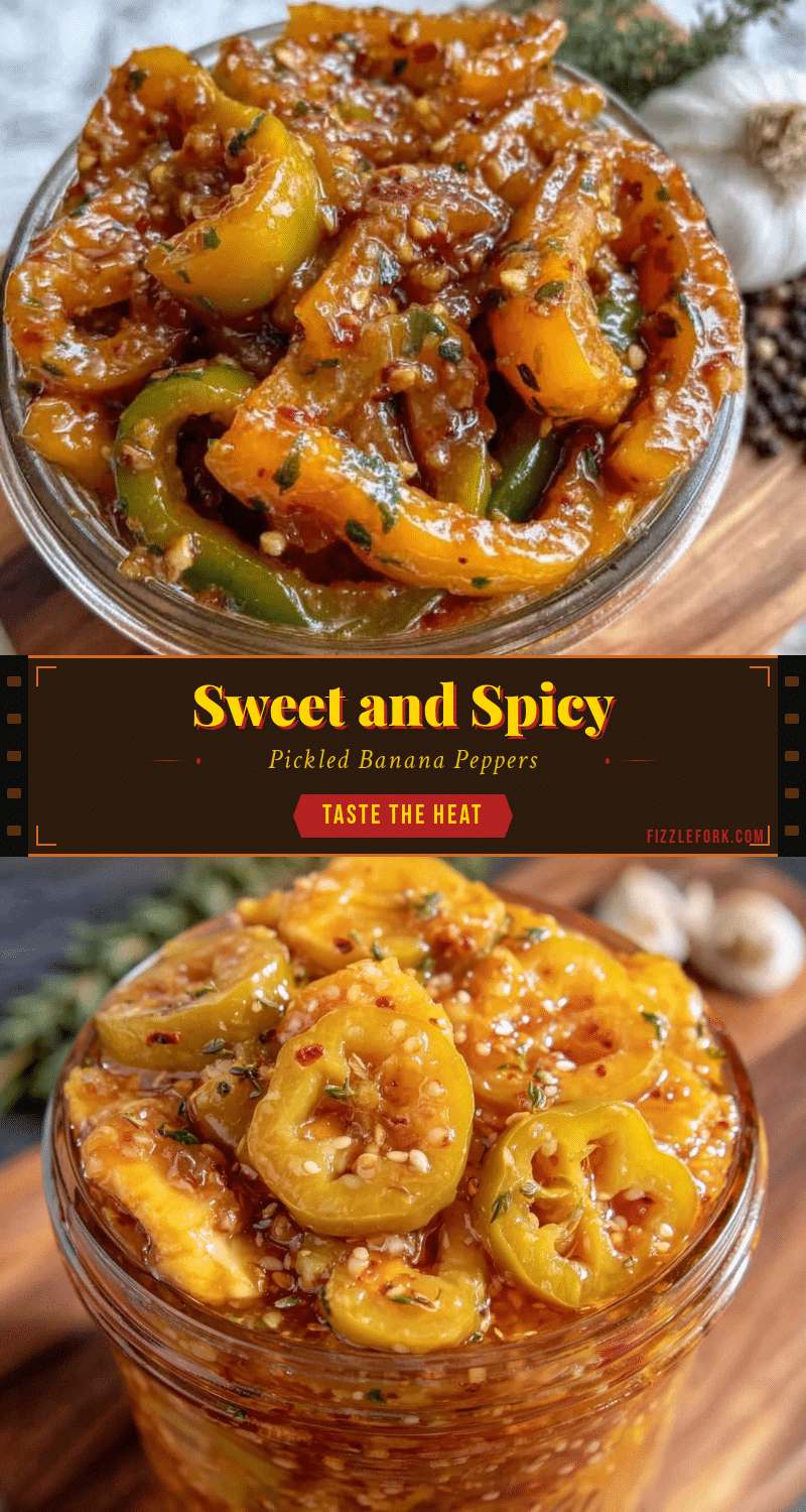 sweet and spicy pickled banana peppers recipe