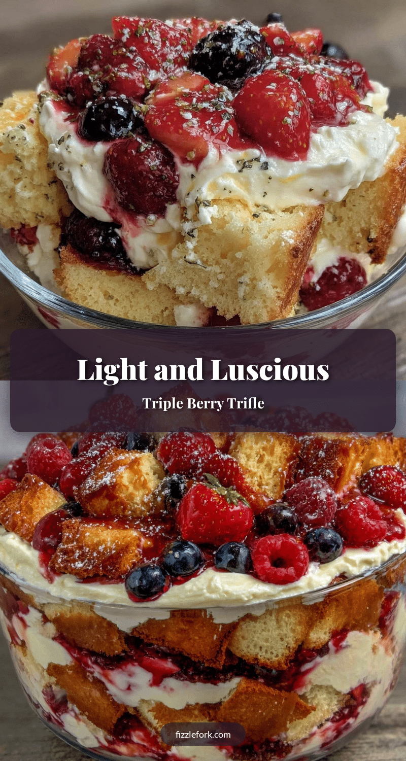 triple berry trifle recipe