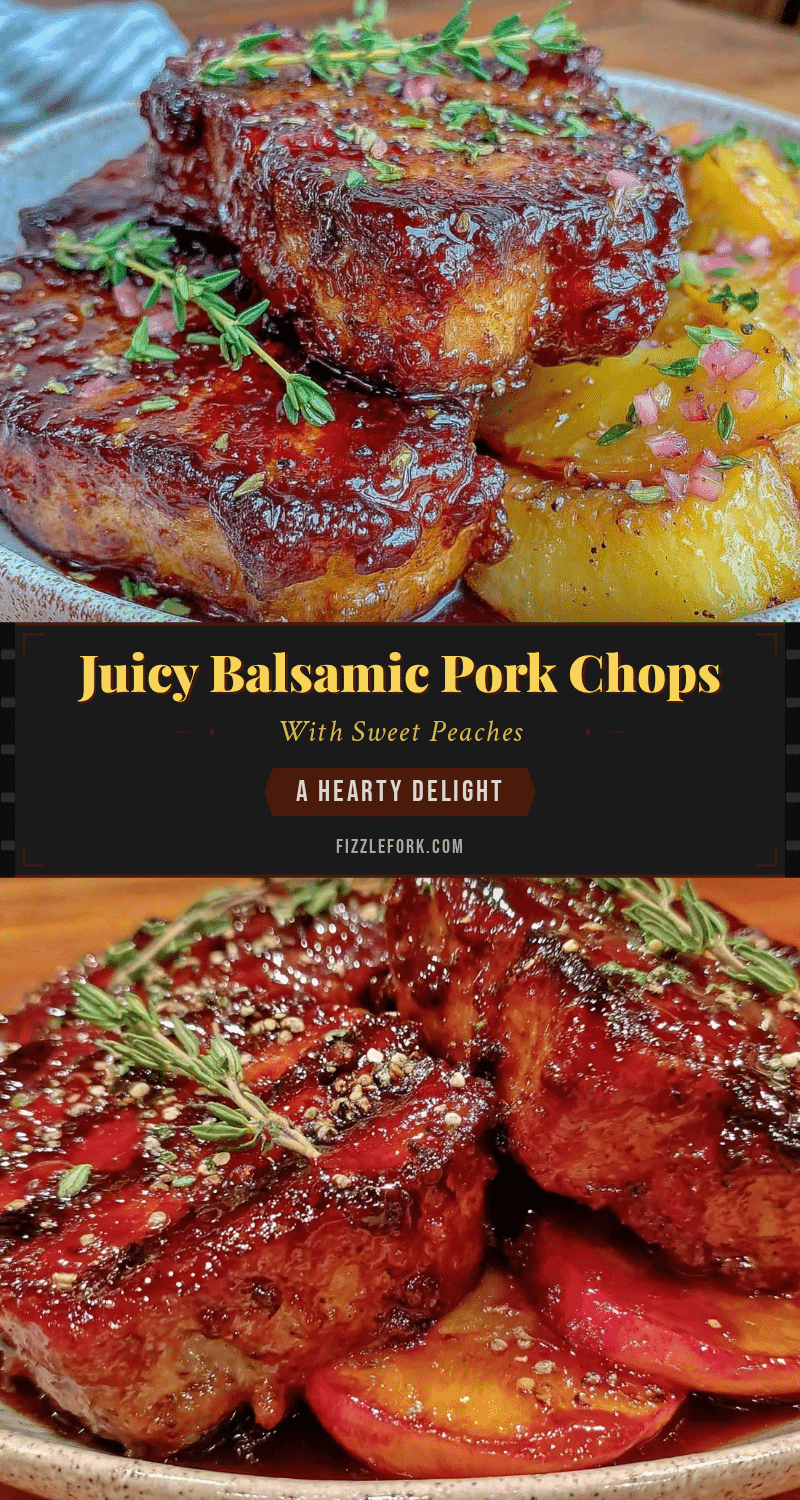 balsamic glazed pork chops recipe