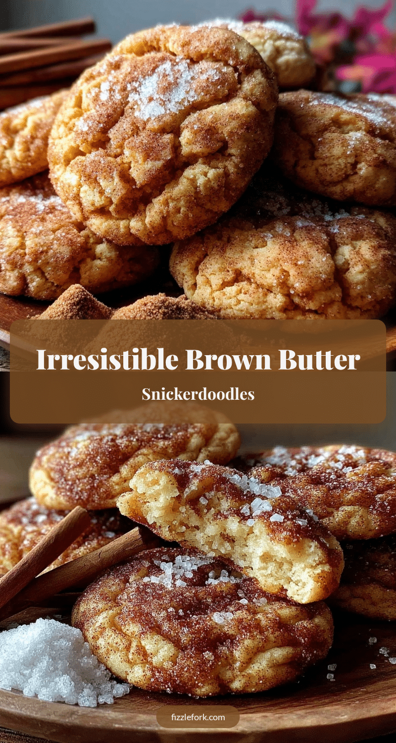 brown butter snickerdoodles recipe