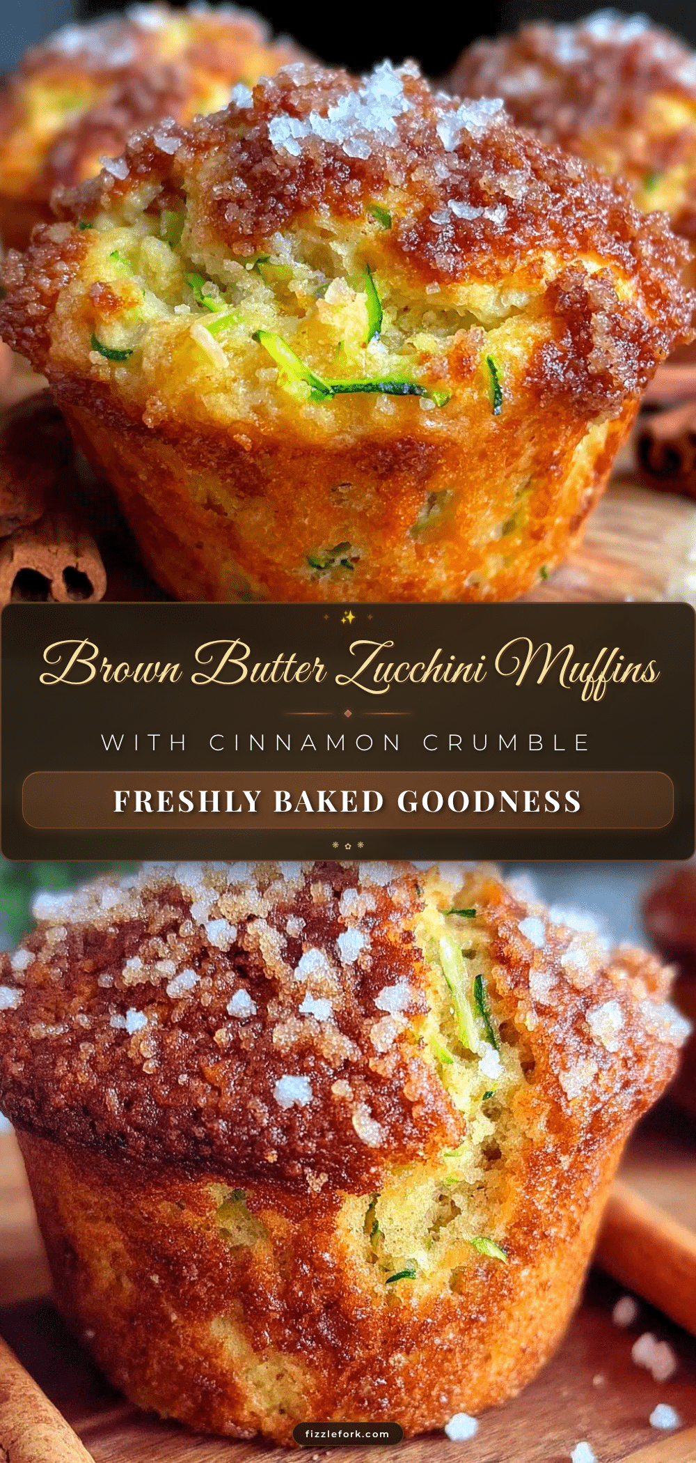 brown butter zucchini muffins recipe