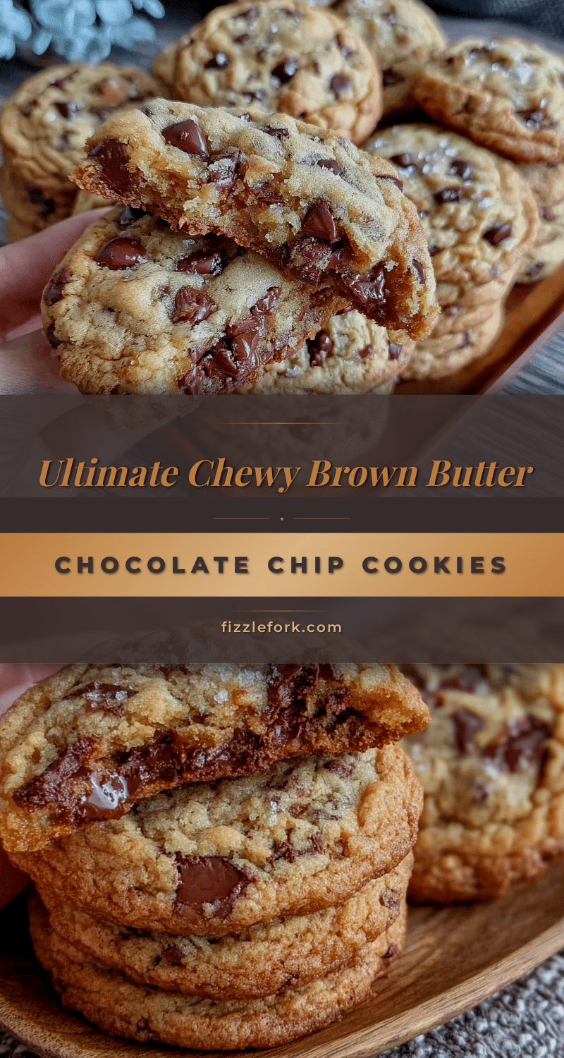 chewy brown butter chocolate chip cookies recipe
