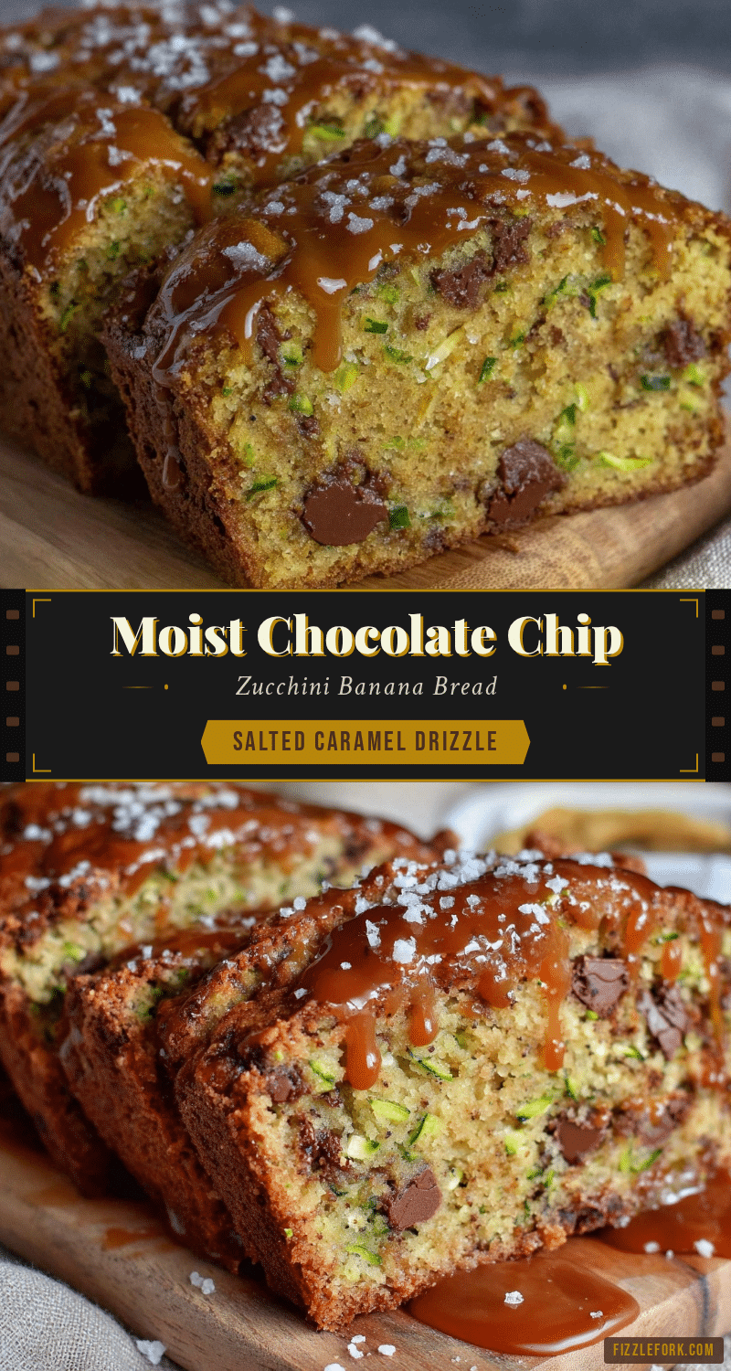 chocolate chip zucchini banana bread recipe