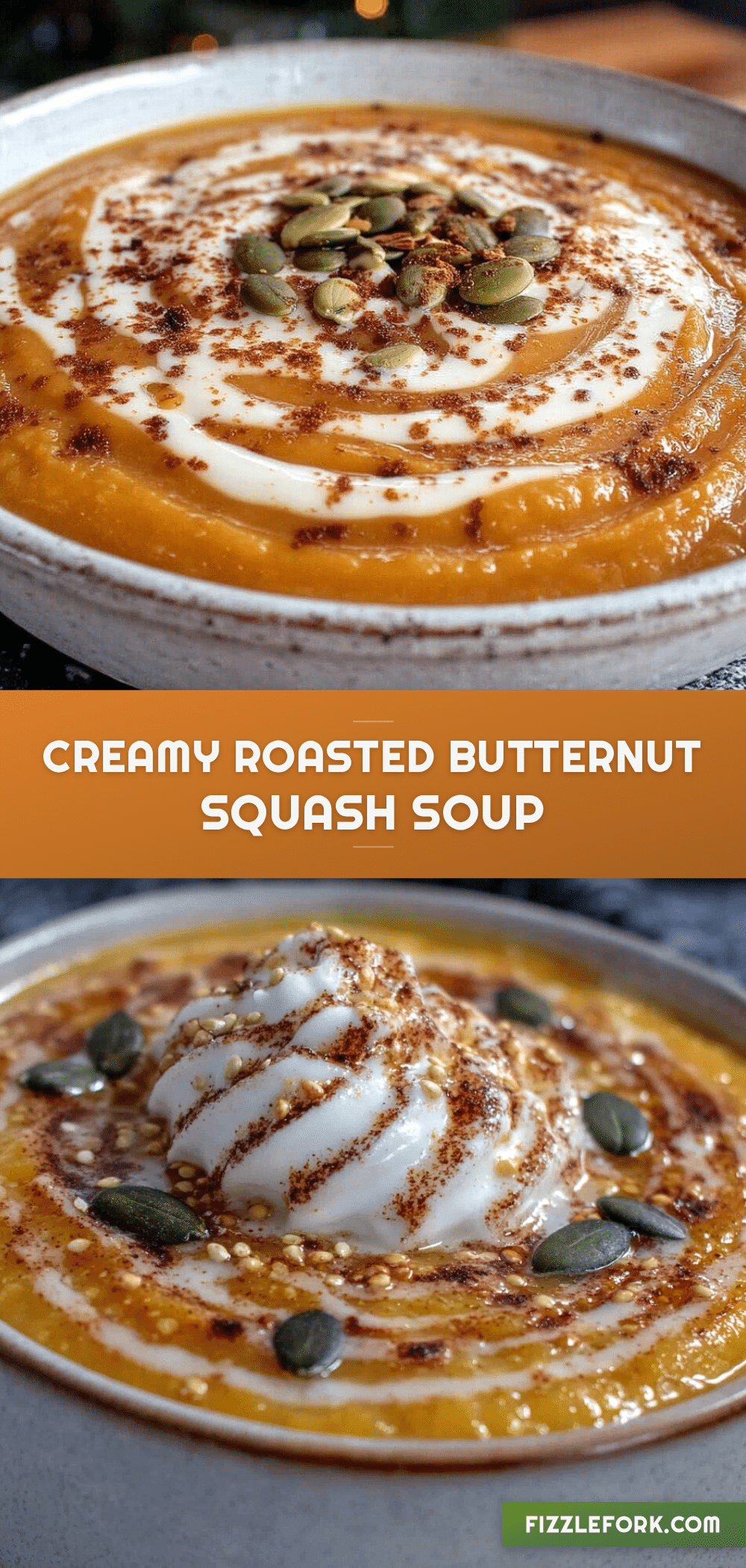 creamy roasted butternut squash soup recipe