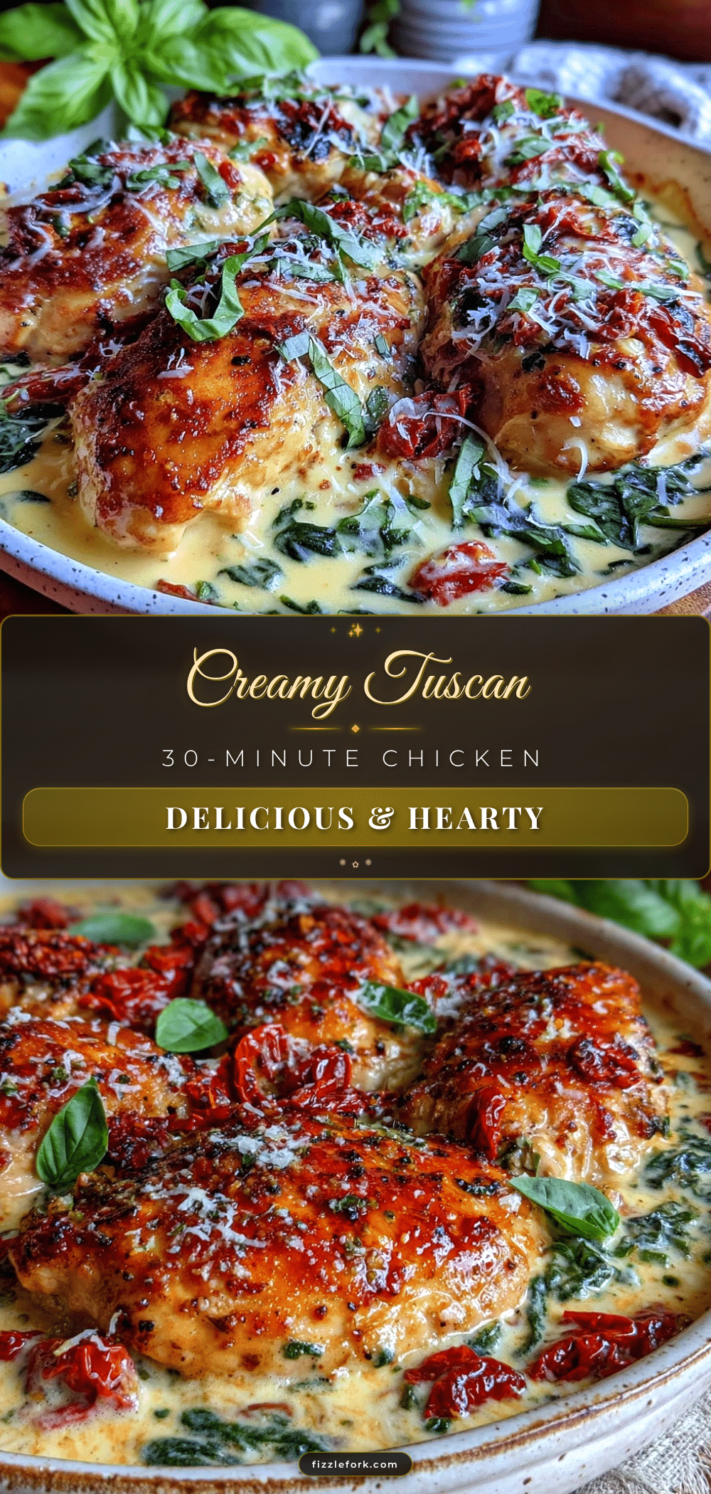 creamy tuscan chicken recipe