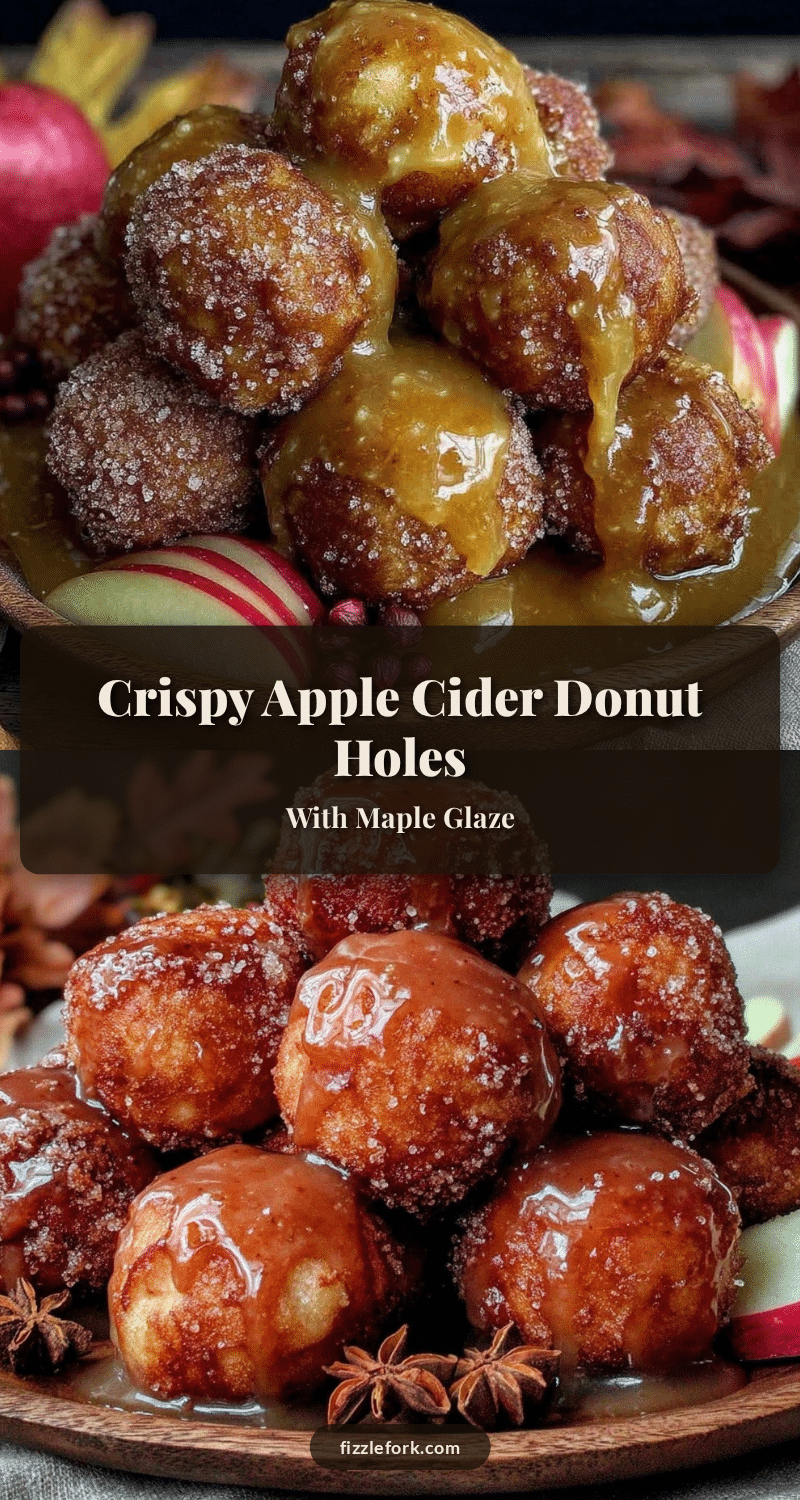 crispy apple cider donut holes recipe