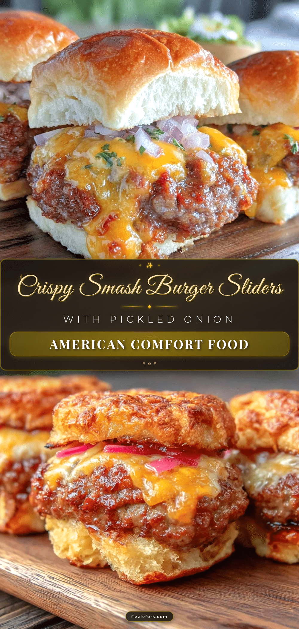 crispy smash burger sliders recipe