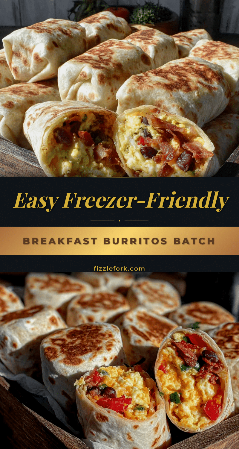 easy freezer-friendly breakfast burritos recipe