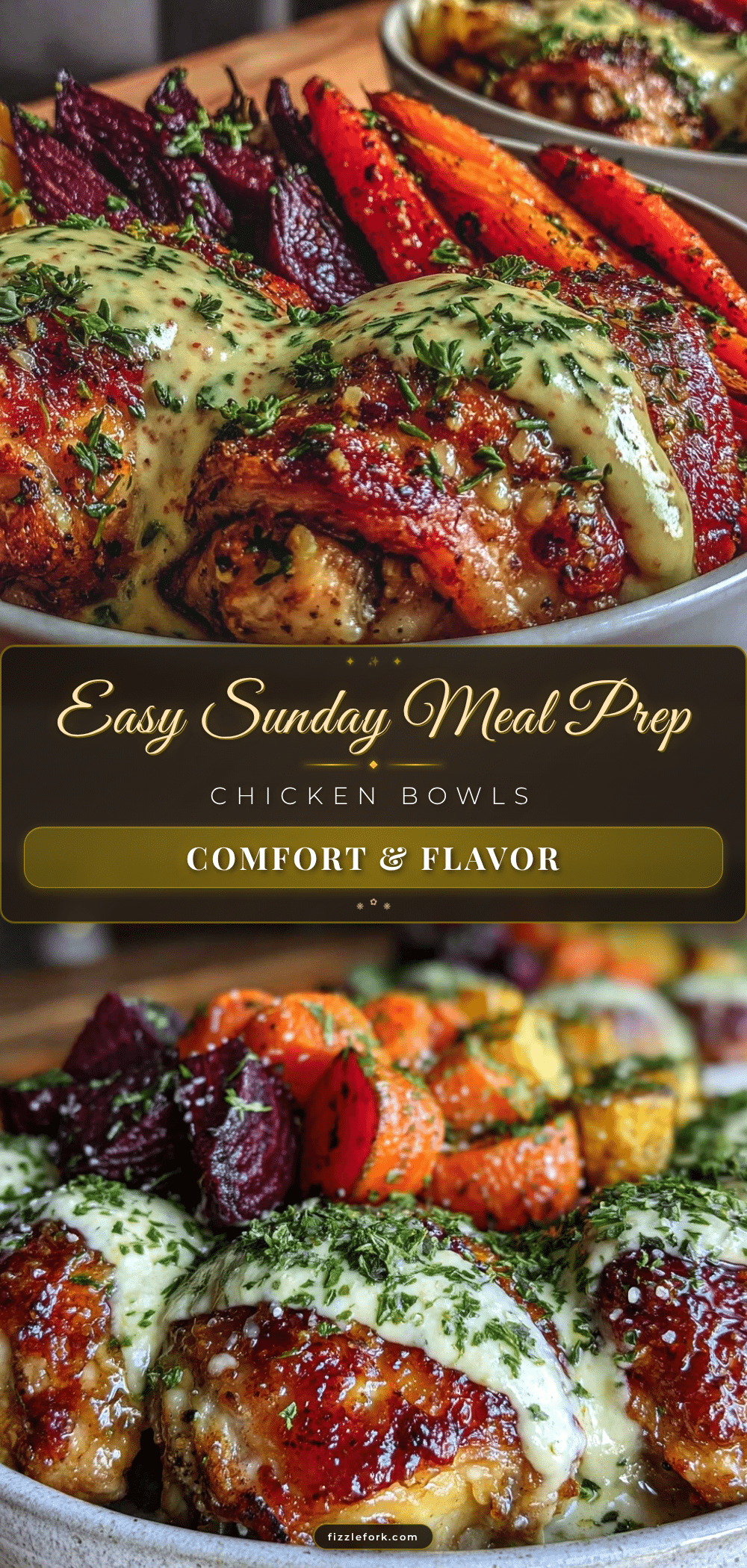 easy sunday meal prep chicken bowls recipe