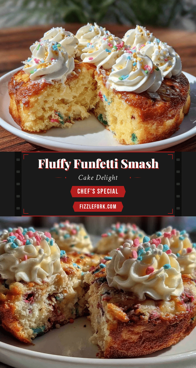 fluffy funfetti smash cake recipe