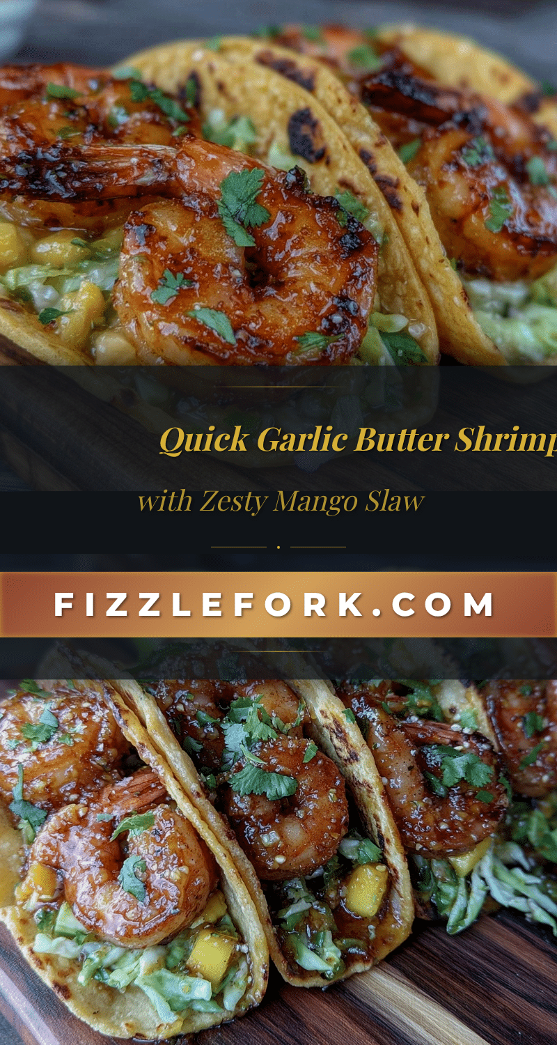 garlic butter shrimp tacos recipe