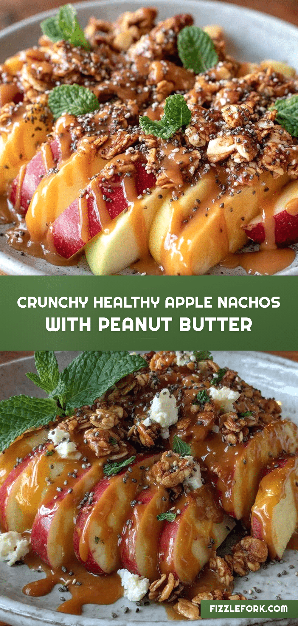 healthy after-school apple nachos recipe