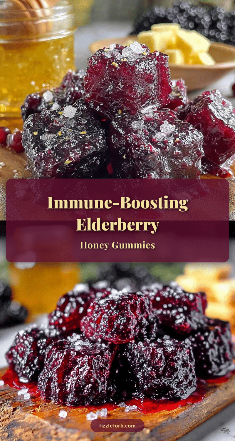 healthy homemade elderberry gummies recipe
