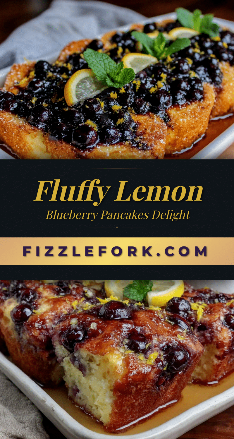 lemon blueberry sheet pan pancakes recipe