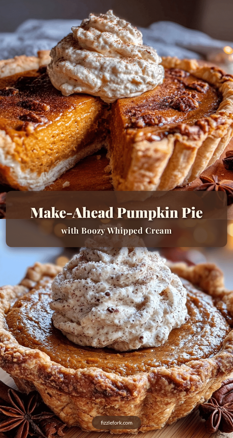make-ahead pumpkin pie recipe
